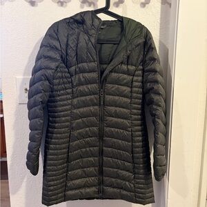 Eddie Bauer Olive Quilted Jacket